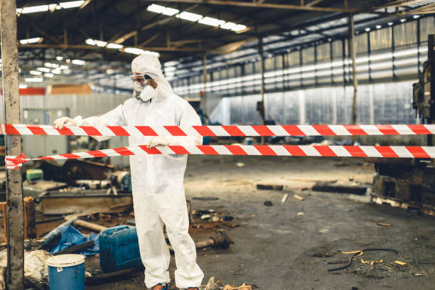 Professional Drug Lab Cleanup technician working in Amador City, CA